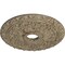 Ekena Millwork Spring Leaf Medallion (Canopies up to 5 5/8"), 19 7/8"OD x 3 5/8"ID x 1 1/4"P, Gobi Desert Crackle CM19SPGDC - alternate 4